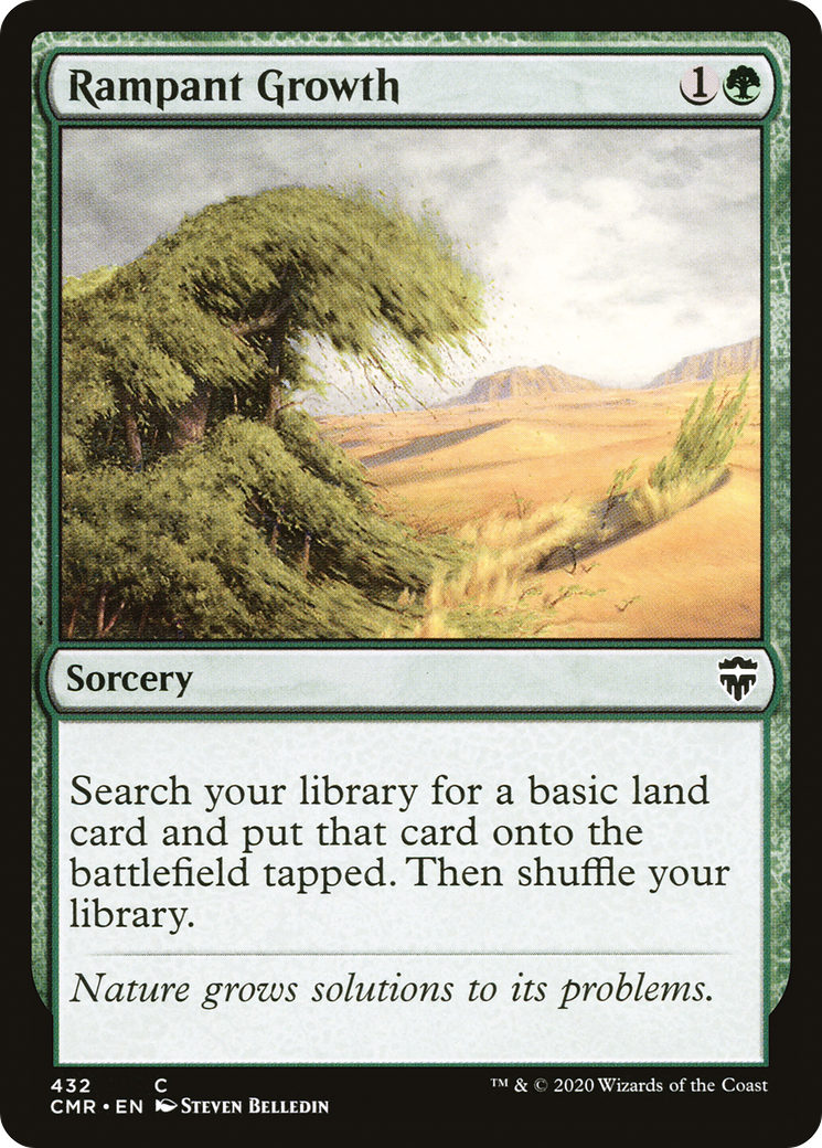 Rampant Growth (CMR-432) [Commander Legends] MTG Single Wizards of the Coast