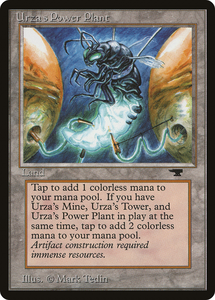 Urza's Power Plant (Bug) (ATQ-) [Oldschool] Antiquities MTG Single Wizards of the Coast