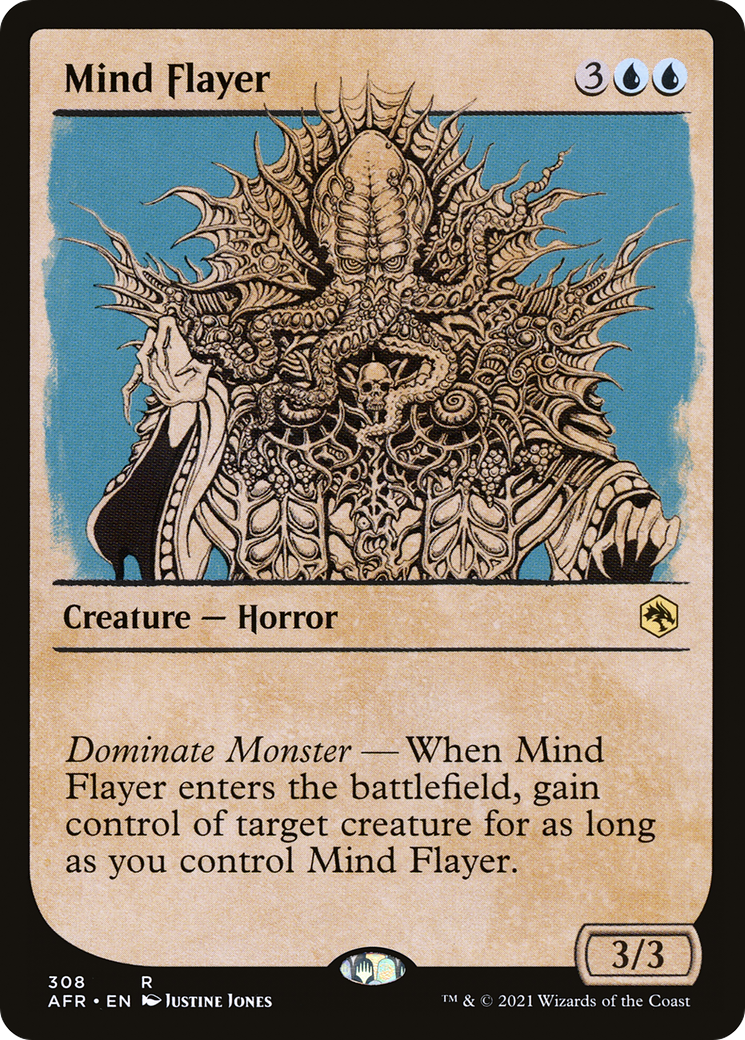 Mind Flayer (AFR-308) [Adventures in the Forgotten Realms] (Showcase) Foil MTG Single Wizards of the Coast