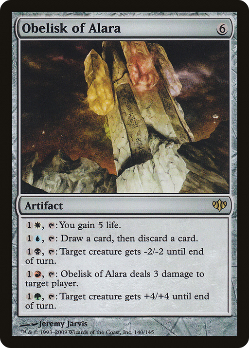 Obelisk of Alara (CON-140) [Conflux] MTG Single Wizards of the Coast