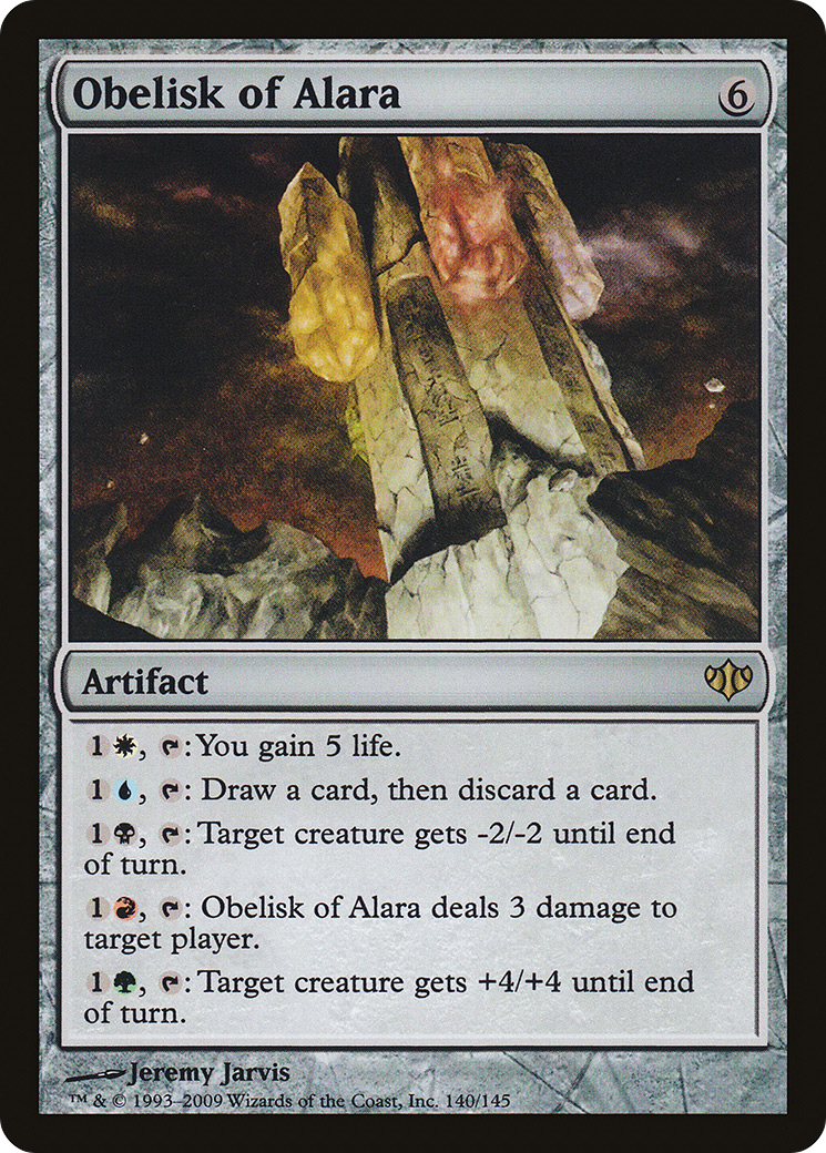 Obelisk of Alara (CON-140) [Conflux] Foil MTG Single Wizards of the Coast