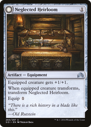 Neglected Heirloom (SOI-260) [Shadows over Innistrad] Foil MTG Single Wizards of the Coast