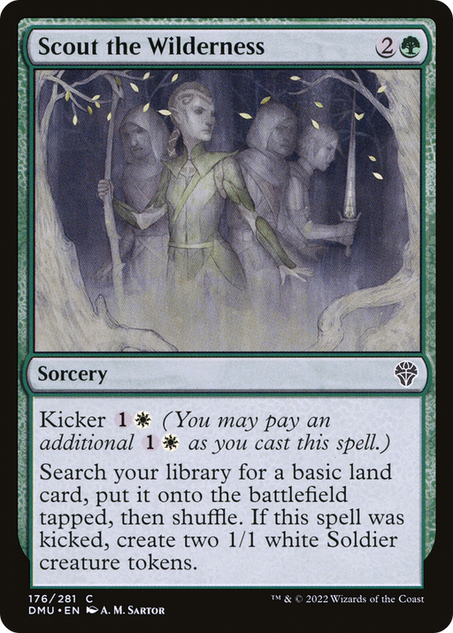Scout the Wilderness (DMU-176) [Dominaria United] MTG Single Wizards of the Coast