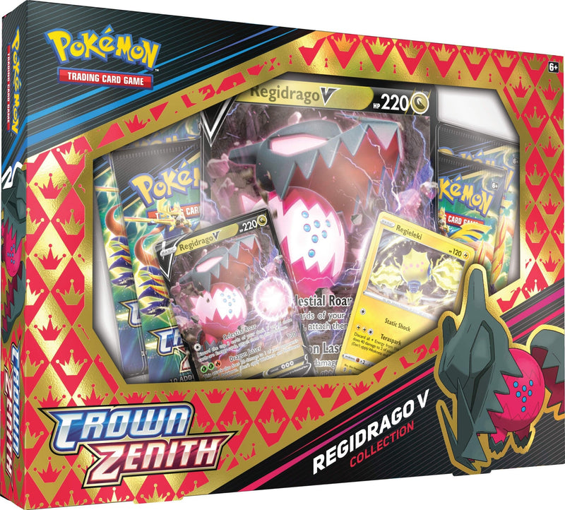 Pokémon Crown Zenith Regidrago V Collection Pokemon Sealed Pokémon   