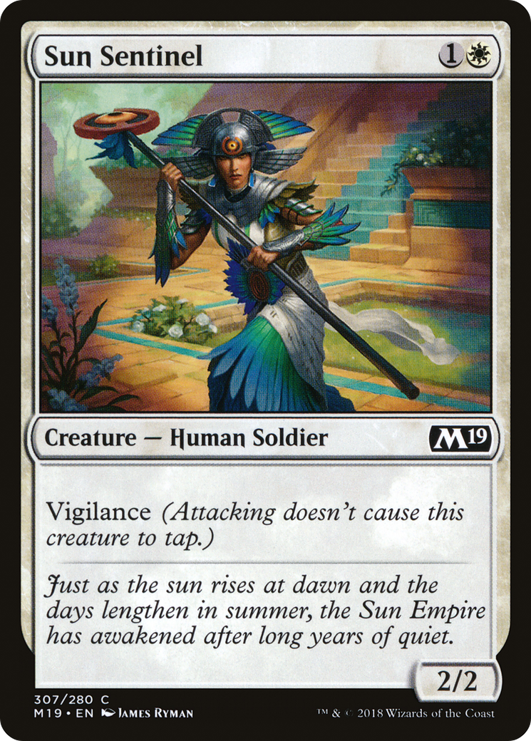 Sun Sentinel (M19-307) [Core Set 2019] MTG Single Wizards of the Coast