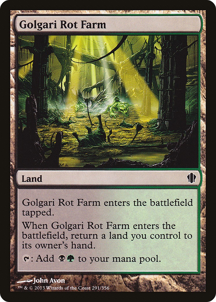 Golgari Rot Farm (C13-291) [Commander 2013] MTG Single Wizards of the Coast