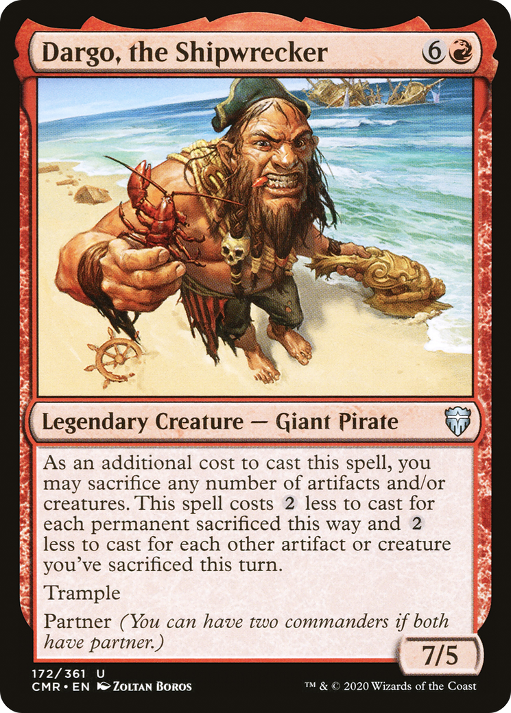 Dargo, the Shipwrecker (CMR-172) [Commander Legends] Foil MTG Single Wizards of the Coast