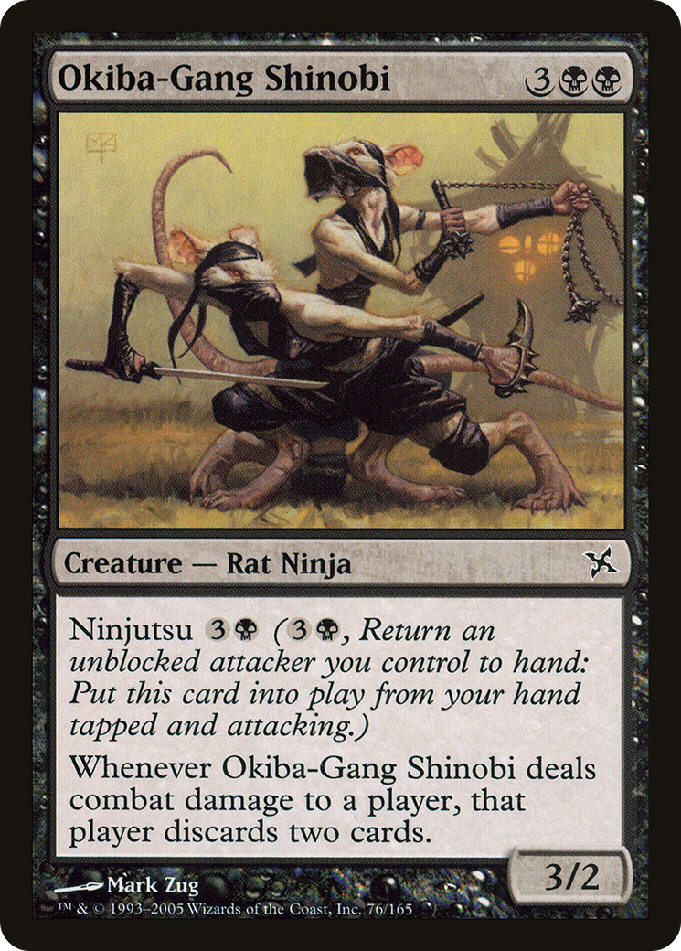 Okiba-Gang Shinobi (BOK-076) [Betrayers of Kamigawa] MTG Single Wizards of the Coast