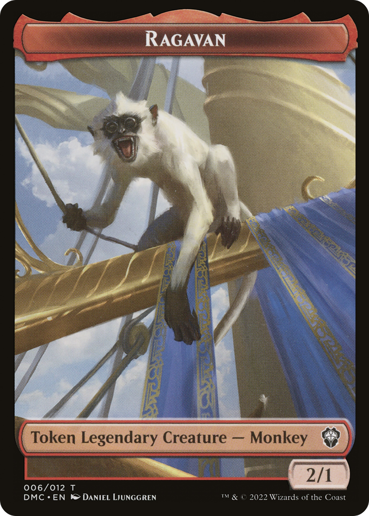 Ragavan (TDMC-006) [Tokens] Dominaria United Commander Tokens Foil MTG Single Wizards of the Coast