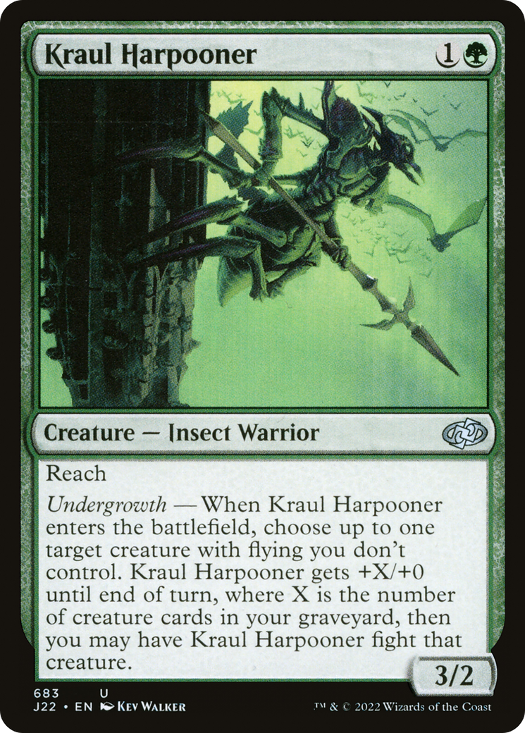 Kraul Harpooner (J22-683) [Jumpstart 2022] MTG Single Wizards of the Coast