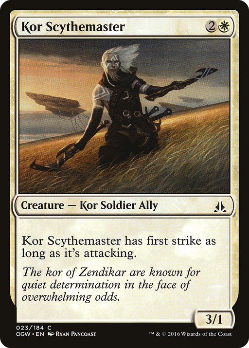 Kor Scythemaster (OGW-023) [Oath of the Gatewatch] MTG Single Wizards of the Coast