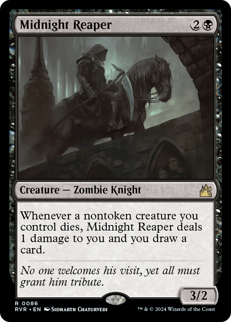 Midnight Reaper (RVR-086) [Ravnica Remastered] MTG Single Wizards of the Coast
