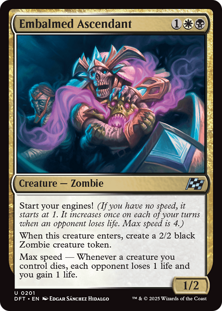Embalmed Ascendant (DFT-201) [Aetherdrift] MTG Single Wizards of the Coast