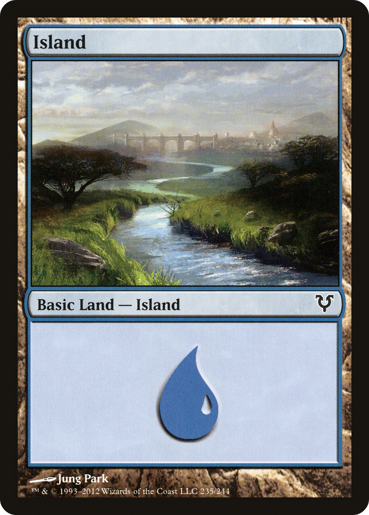Island (AVR-235) [Avacyn Restored] Foil MTG Single Wizards of the Coast
