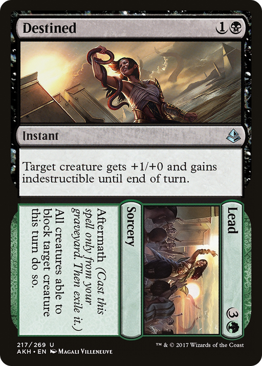 Destined // Lead (AKH-217) [Amonkhet] MTG Single Wizards of the Coast