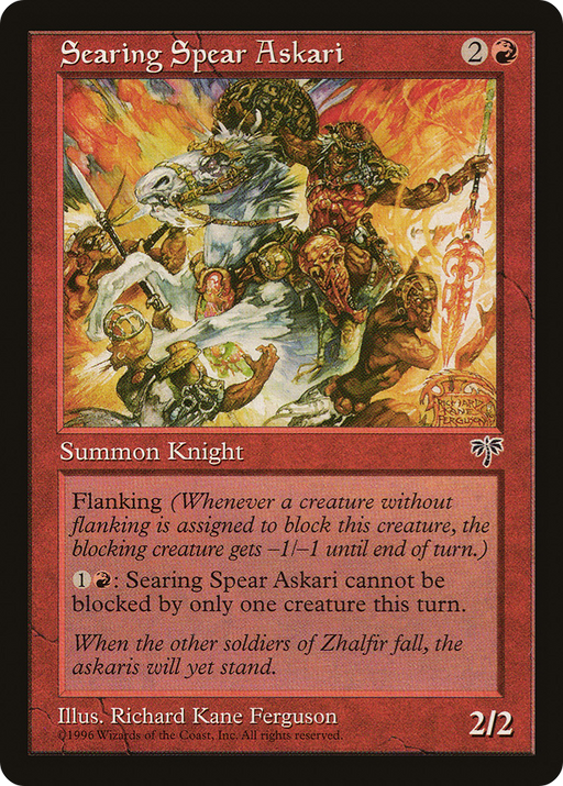 Searing Spear Askari (MIR-191) [Mirage] MTG Single Wizards of the Coast