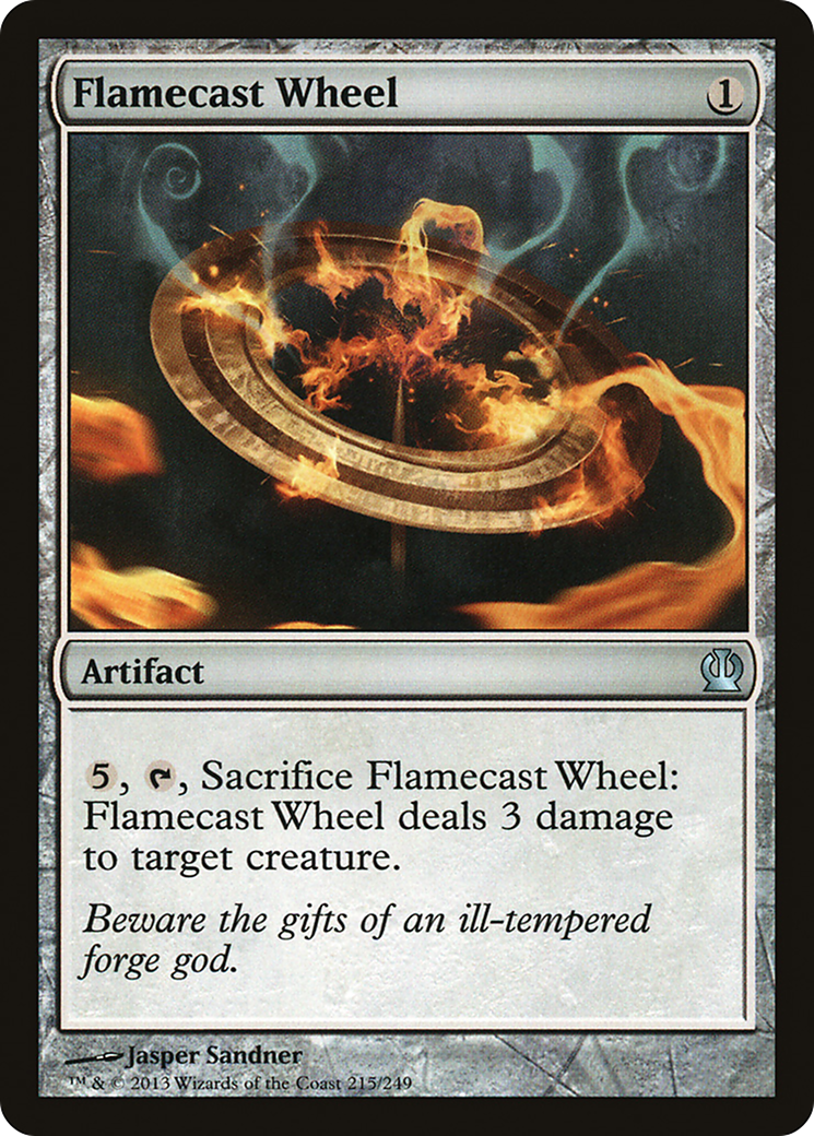 Flamecast Wheel (THS-215) [Theros] MTG Single Wizards of the Coast