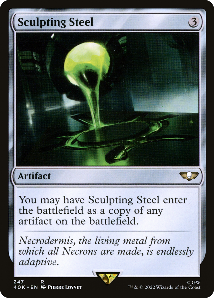 Sculpting Steel (40K-247) [Warhammer 40,000 Commander] MTG Single Wizards of the Coast