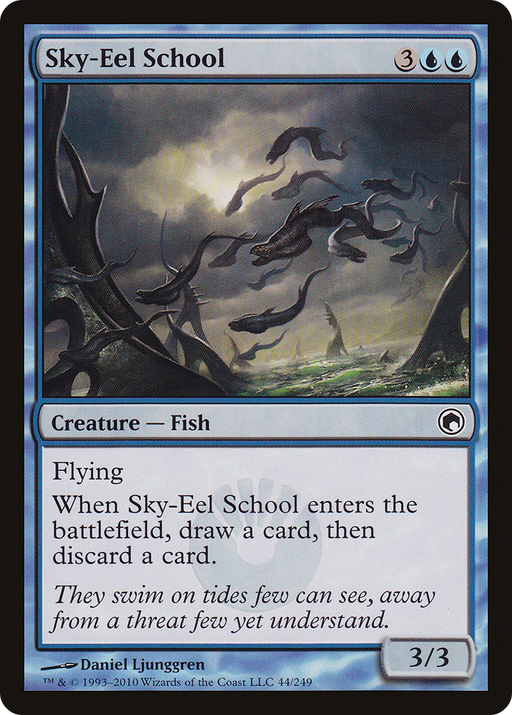 Sky-Eel School (SOM-044) [Scars of Mirrodin] MTG Single Wizards of the Coast