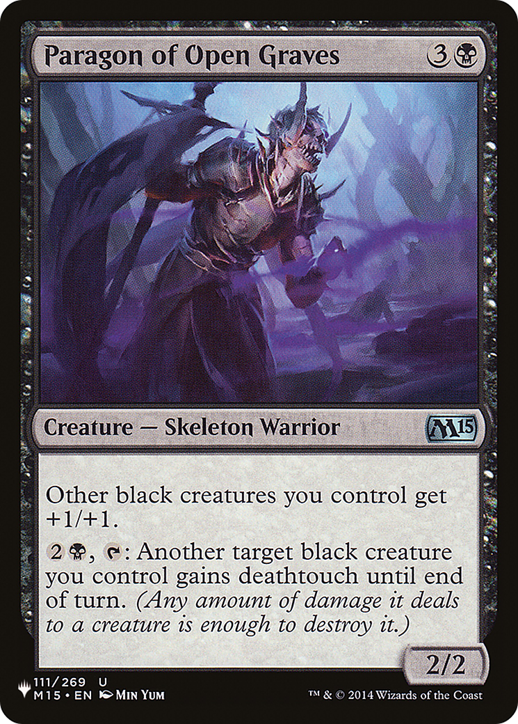 Paragon of Open Graves (LIST-M15-111) [Mystery Booster] The List MTG Single Wizards of the Coast
