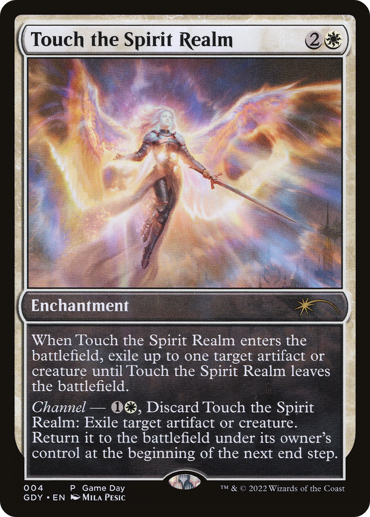 Touch the Spirit Realm (GAME-004) [Misc] Game Day Promos MTG Single Wizards of the Coast