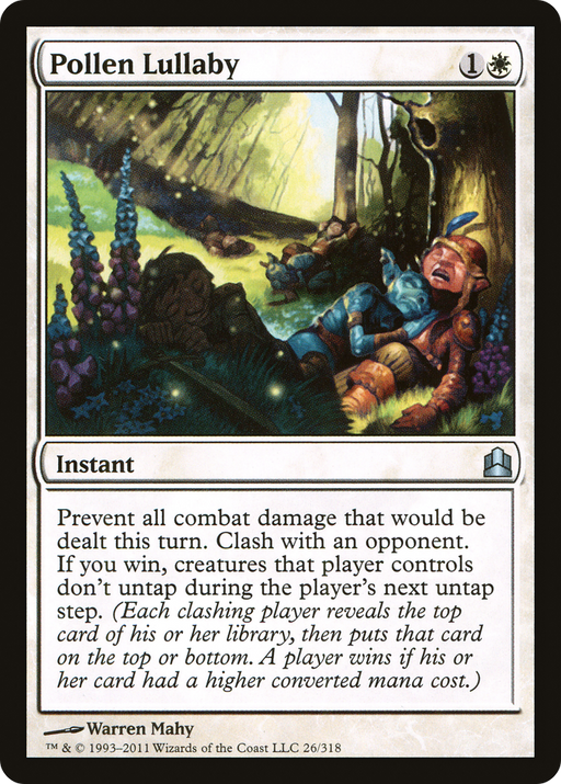 Pollen Lullaby (CMD-026) [Commander 2011] MTG Single Wizards of the Coast