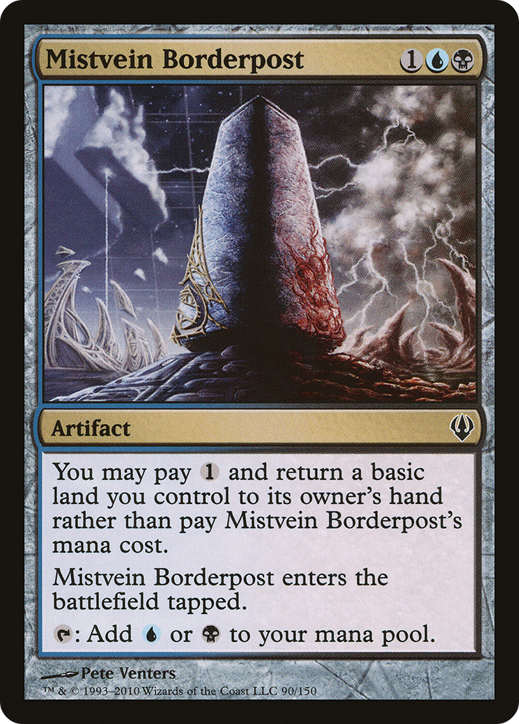 Mistvein Borderpost (ARC-090) [Misc] Archenemy MTG Single Wizards of the Coast