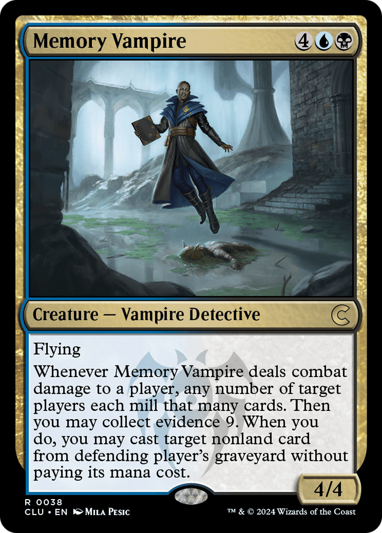 Memory Vampire (CLU-038) [Ravnica: Clue Edition] MTG Single Wizards of the Coast