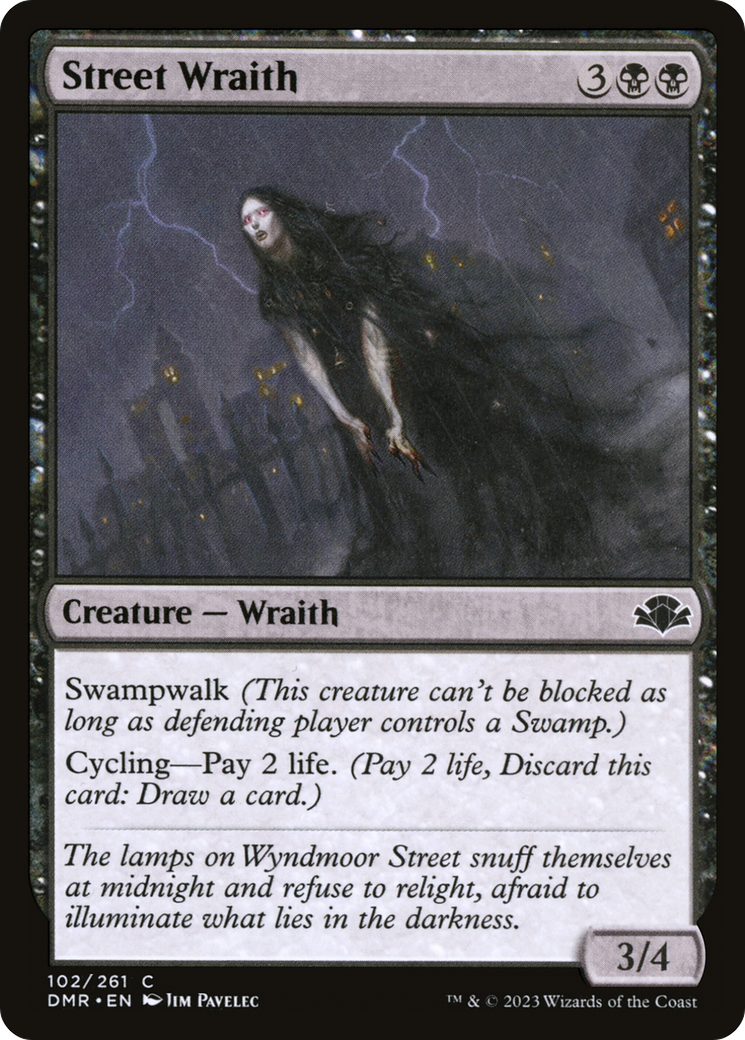 Street Wraith (DMR-102) [Dominaria Remastered] Foil MTG Single Wizards of the Coast