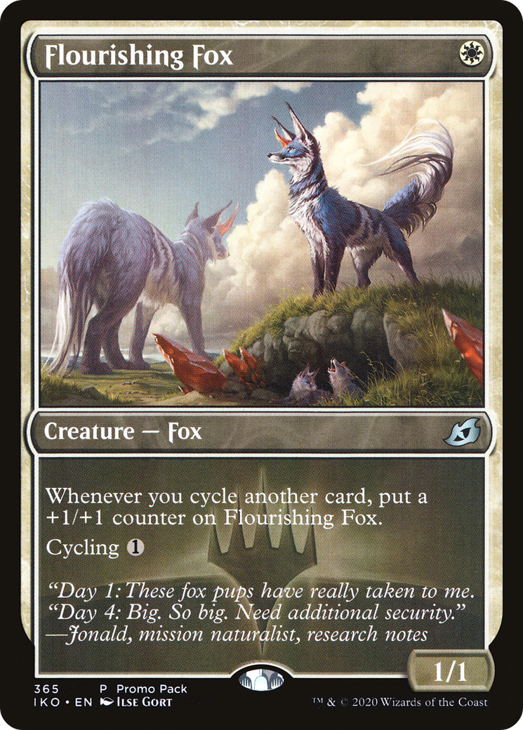 Flourishing Fox (PPIKO-365) [Ikoria: Lair of Behemoths] Foil MTG Single Wizards of the Coast