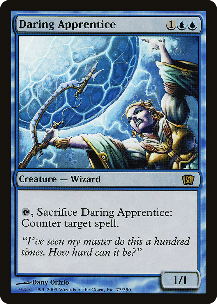 Daring Apprentice (8ED-073) [8th Edition] Foil MTG Single Wizards of the Coast