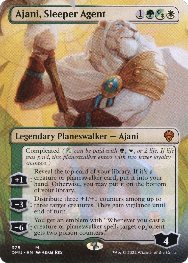Ajani, Sleeper Agent (DMU-375) [Dominaria United] (Borderless) MTG Single Wizards of the Coast