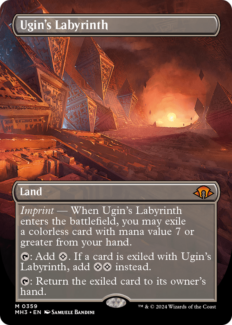 Ugin's Labyrinth (MH3-359) [Modern Horizons 3] (Borderless) MTG Single Modern Horizons 3