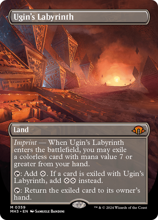 Ugin's Labyrinth (MH3-359) [Modern Horizons 3] (Borderless) MTG Single Modern Horizons 3