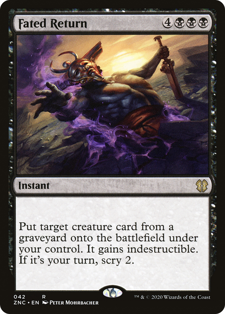 Fated Return (ZNC-042) [Zendikar Rising Commander] MTG Single Wizards of the Coast
