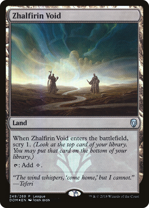 Zhalfirin Void (LEP-249) [Dominaria Promos] Foil MTG Single Wizards of the Coast