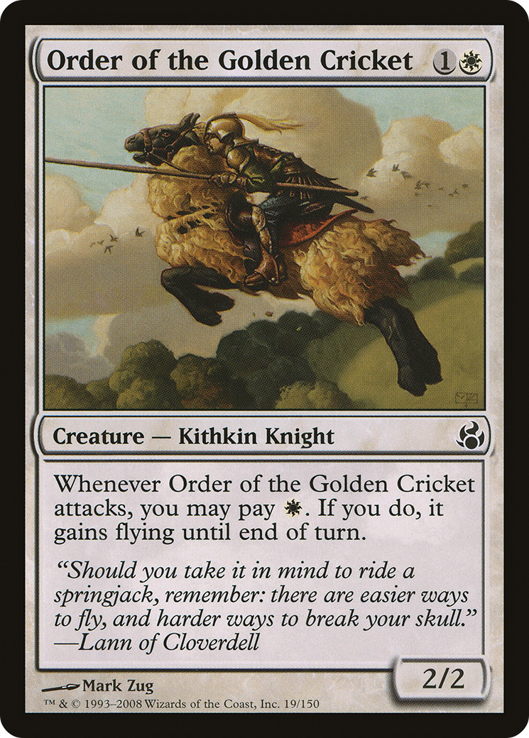 Order of the Golden Cricket (MOR-019) [Morningtide] MTG Single Wizards of the Coast