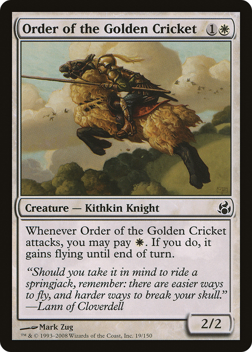 Order of the Golden Cricket (MOR-019) [Morningtide] MTG Single Wizards of the Coast