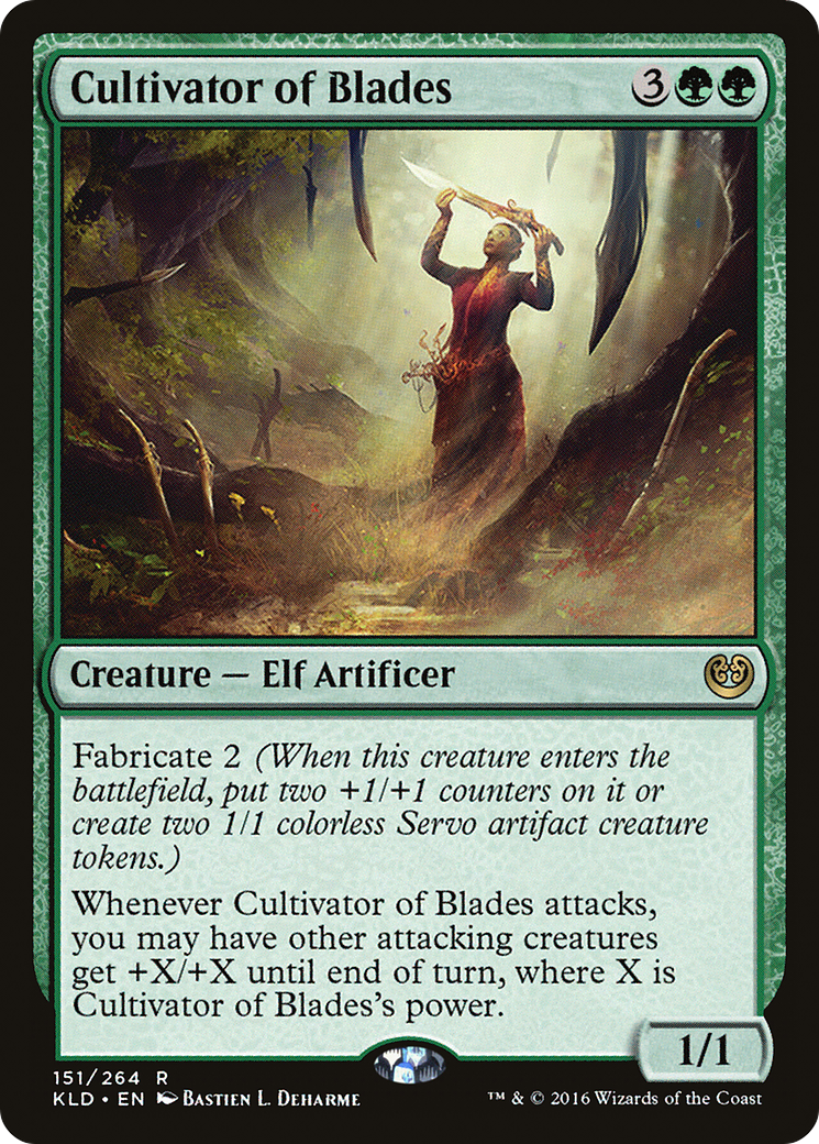 Cultivator of Blades (KLD-151) [Kaladesh] Foil MTG Single Wizards of the Coast
