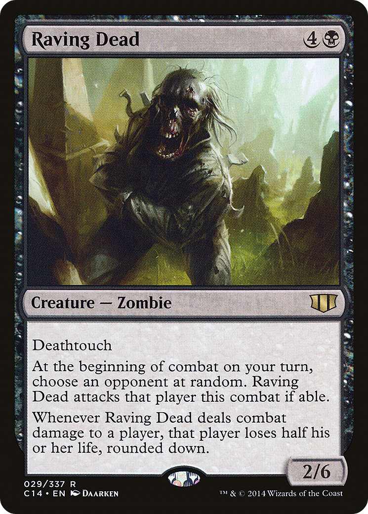 Raving Dead (C14-029) [Commander 2014] MTG Single Wizards of the Coast