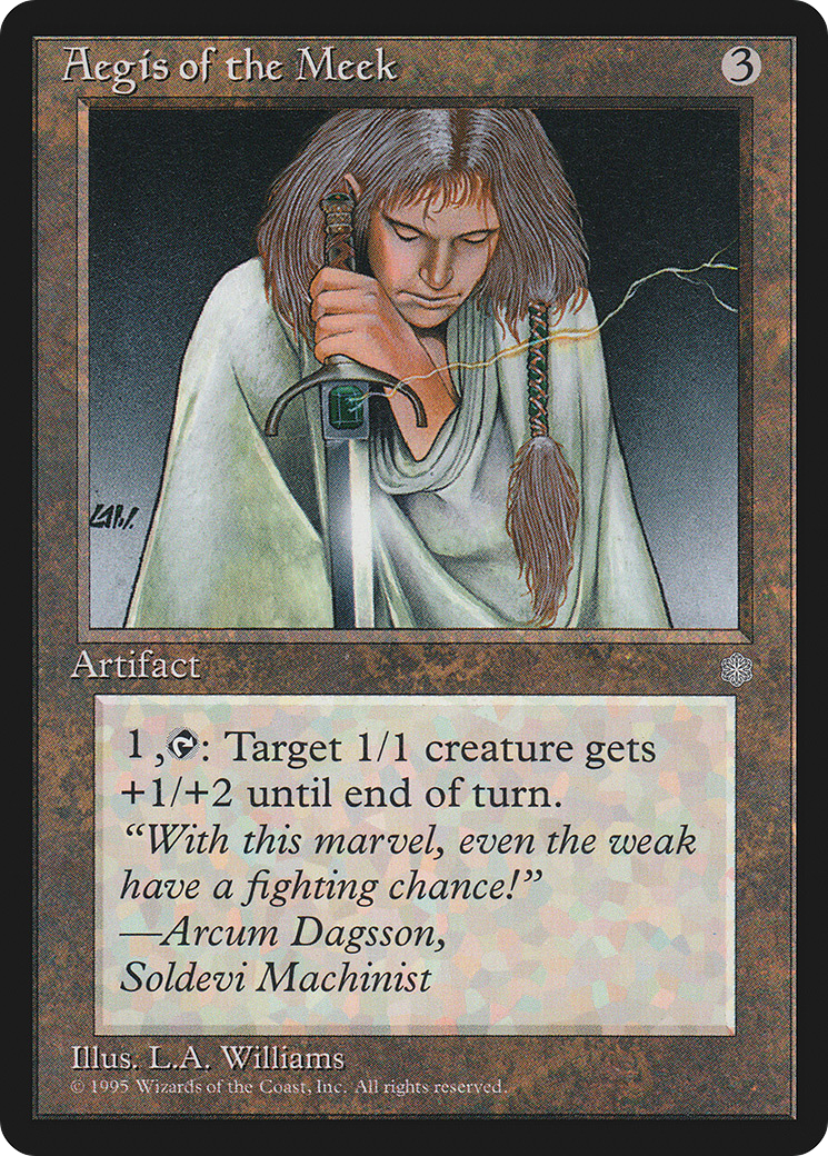 Aegis of the Meek (ICE-307) [Ice Age] MTG Single Wizards of the Coast