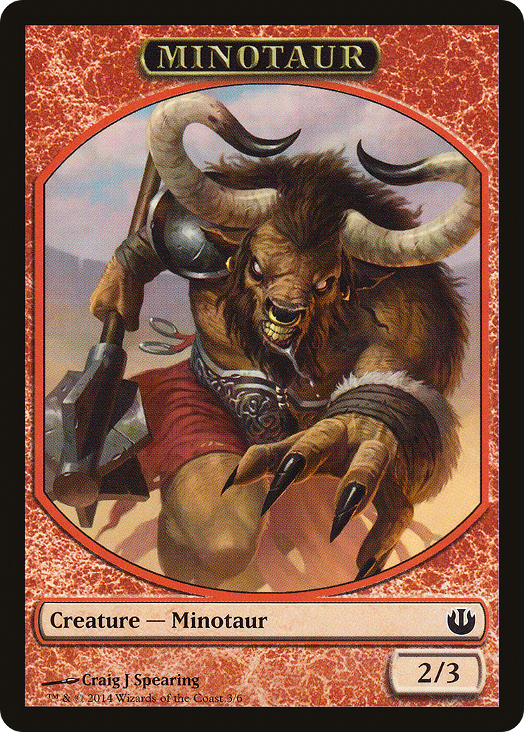 Minotaur (JOU-003) [Tokens] Journey into Nyx Tokens MTG Single Wizards of the Coast