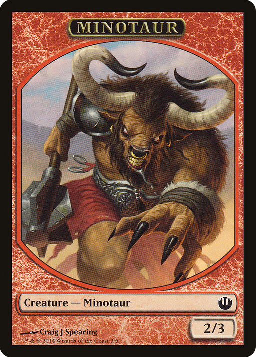 Minotaur (JOU-003) [Tokens] Journey into Nyx Tokens MTG Single Wizards of the Coast