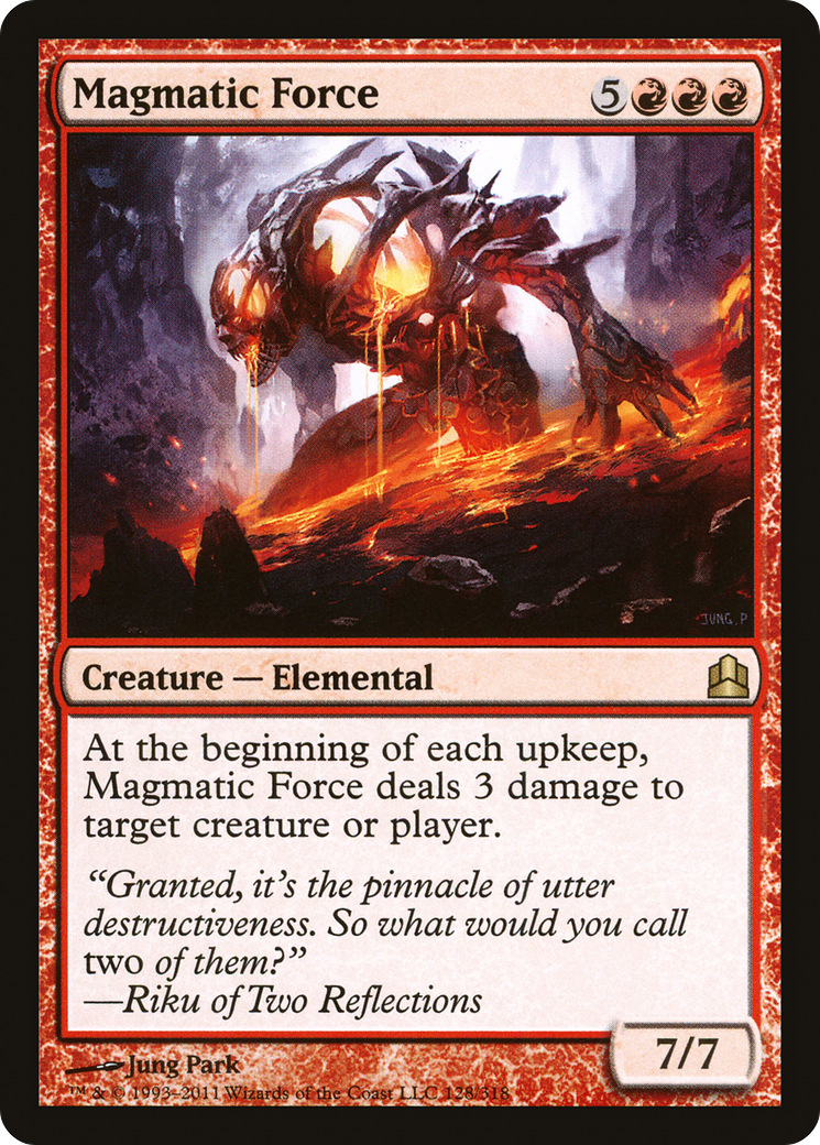 Magmatic Force (CMD-128) [Commander 2011] MTG Single Wizards of the Coast
