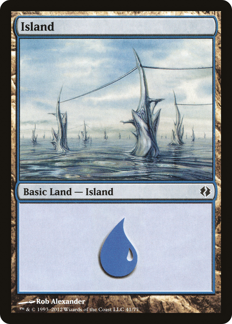 Island (41) (DDI-041) [Misc] Duel Decks: Venser vs. Koth MTG Single Wizards of the Coast