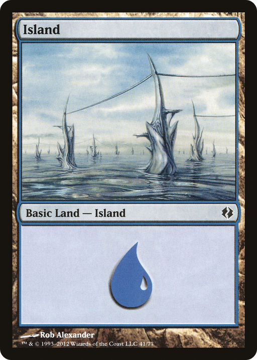 Island (41) (DDI-041) [Misc] Duel Decks: Venser vs. Koth MTG Single Wizards of the Coast