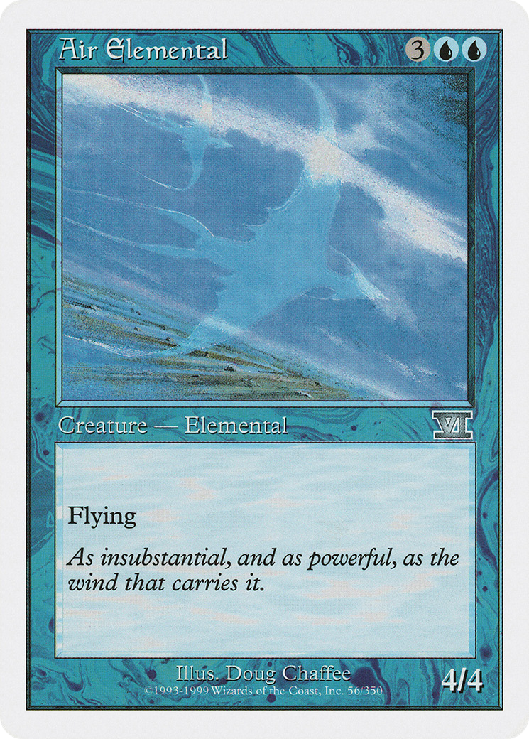 Air Elemental (6ED-056) [Classic Sixth Edition] MTG Single Wizards of the Coast