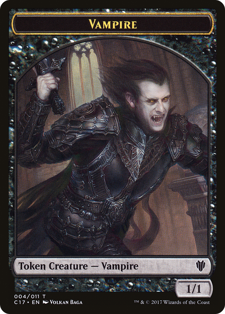 Vampire (TC17-004) [Tokens] Commander 2017 Tokens MTG Single Wizards of the Coast
