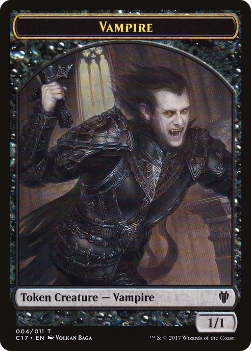 Vampire (TC17-004) [Tokens] Commander 2017 Tokens MTG Single Wizards of the Coast
