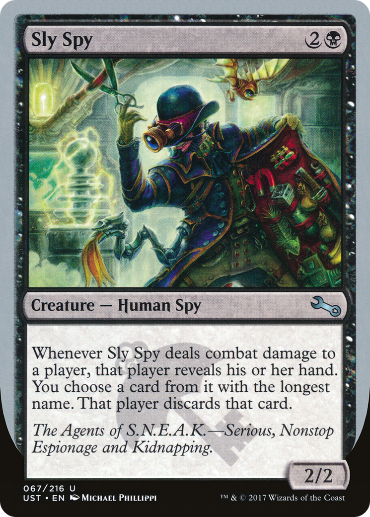 Sly Spy (A) (UST-067) [Unstable] MTG Single Wizards of the Coast